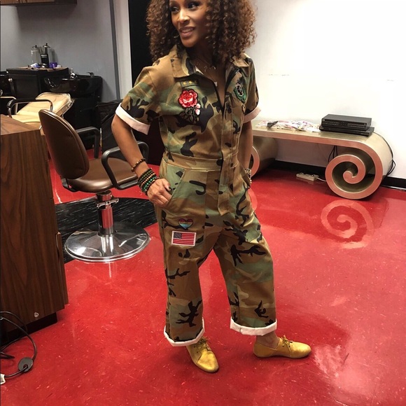 camo patch jumpsuit